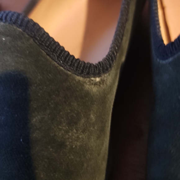 Del Toro Green Velvet Slipper - Picture 6 of 7